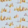 'All The Bells' Wallpaper By Sarah Jessica Parker - Misty Blue -Wall Decoration Store SJP Bells Misty Blue Design 5a962d07 c99d 494c 9a5e adf236355cbb