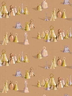 'All The Bells' Wallpaper By Sarah Jessica Parker - Pecan