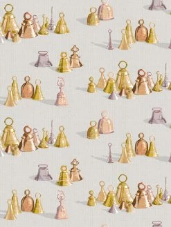 'All The Bells' Wallpaper By Sarah Jessica Parker - Silver