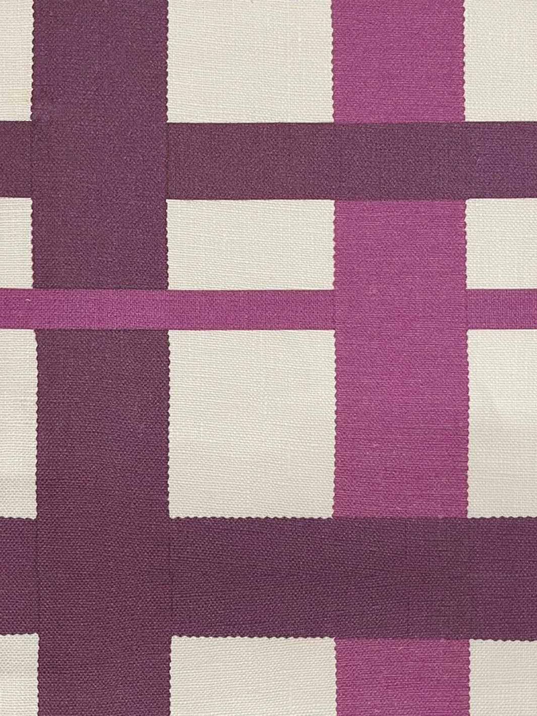 'Crosstown Plaid' Linen Fabric By Sarah Jessica Parker - Concord 5 'Crosstown Plaid' Linen Fabric By Sarah Jessica Parker - Concord - Image 3