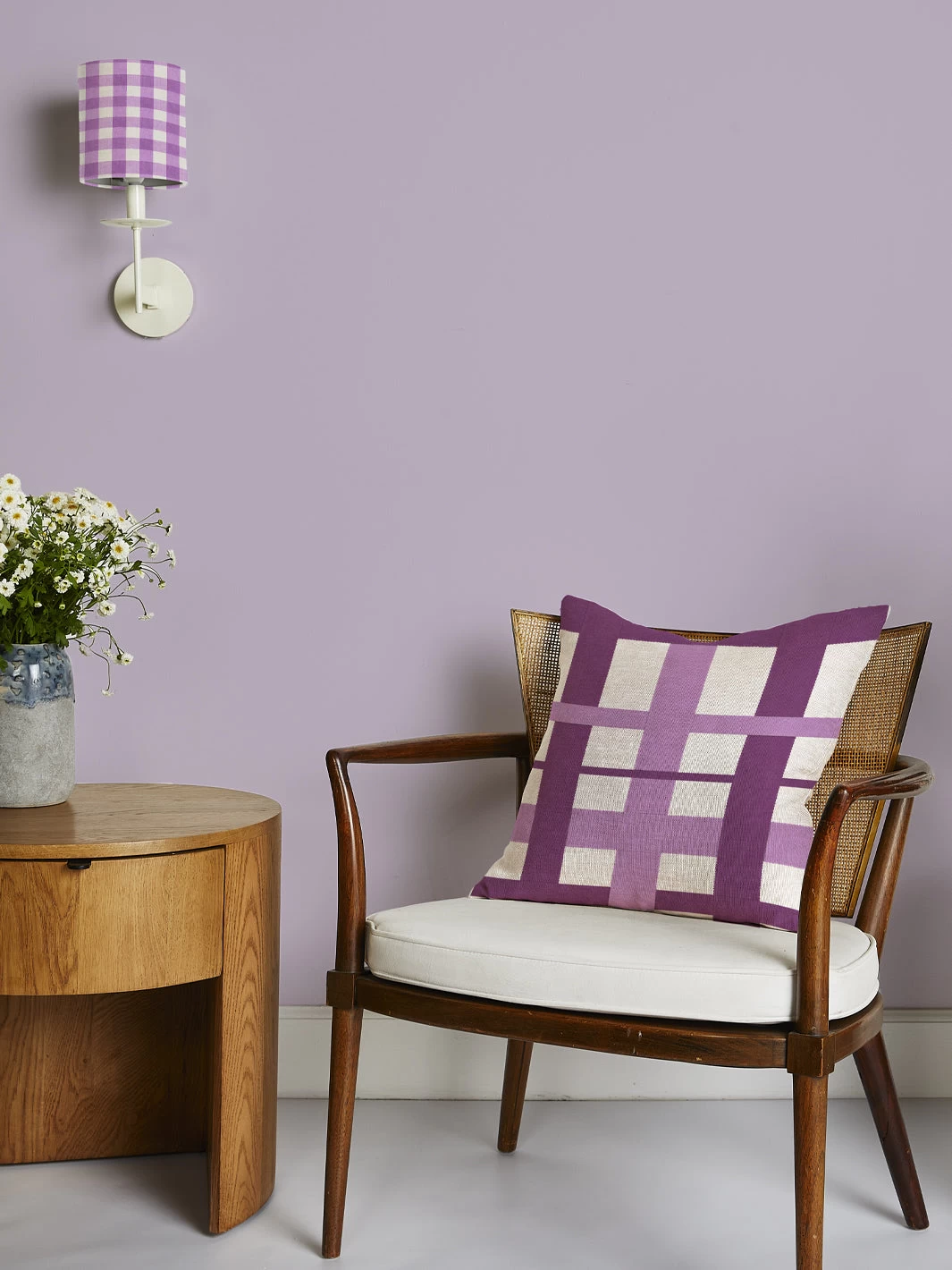 'Crosstown Plaid' Linen Fabric By Sarah Jessica Parker - Concord 4 'Crosstown Plaid' Linen Fabric By Sarah Jessica Parker - Concord - Image 2