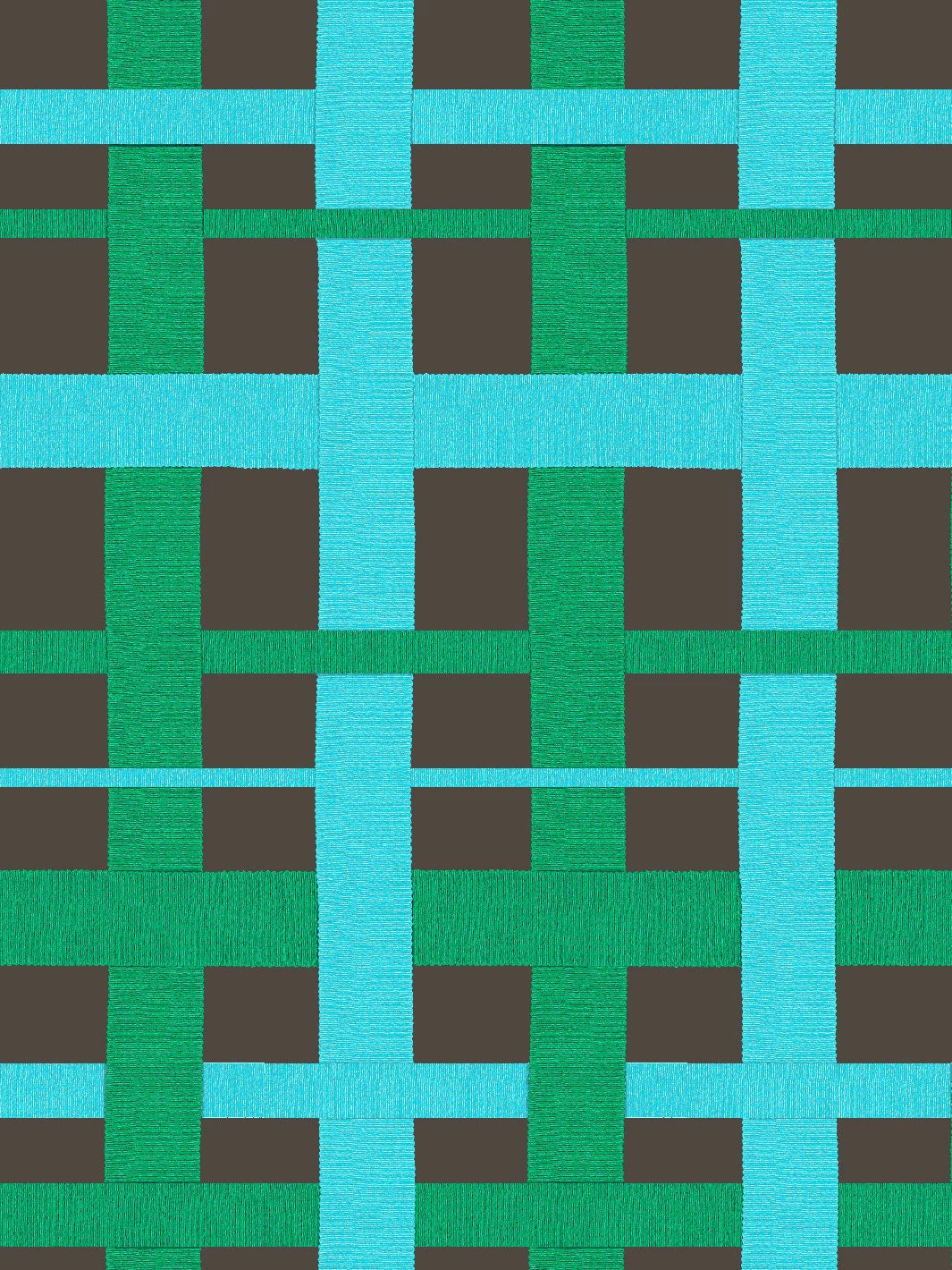 'Crosstown Plaid' Wallpaper By Sarah Jessica Parker - Emerald On Charcoal 3 'Crosstown Plaid' Wallpaper By Sarah Jessica Parker - Emerald On Charcoal