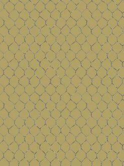 'Evelyn's Chicken Wire' Wallpaper By Sarah Jessica Parker - Metal On Thyme