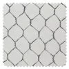 'Evelyn's Chicken Wire' Linen Fabric By Sarah Jessica Parker - Metal On Silver 2 'Evelyn's Chicken Wire' Linen Fabric By Sarah Jessica Parker - Metal On Silver -Wall Decoration Store SJP Evelyns Chicken Wire Metal on Silver Linen Detail bee54828 a125 4e85 8938 90eb10118d6b