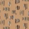 'Laundry Line' Wallpaper By Sarah Jessica Parker - Saddle 2 'Laundry Line' Wallpaper By Sarah Jessica Parker - Saddle -Wall Decoration Store SJP Laundry Line Saddle Design