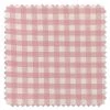 'Pixie Gingham' Linen Fabric By Sarah Jessica Parker - Pink