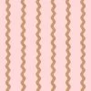 'Ric-Rac Stripe' Wallpaper By Sarah Jessica Parker - Pink Pecan
