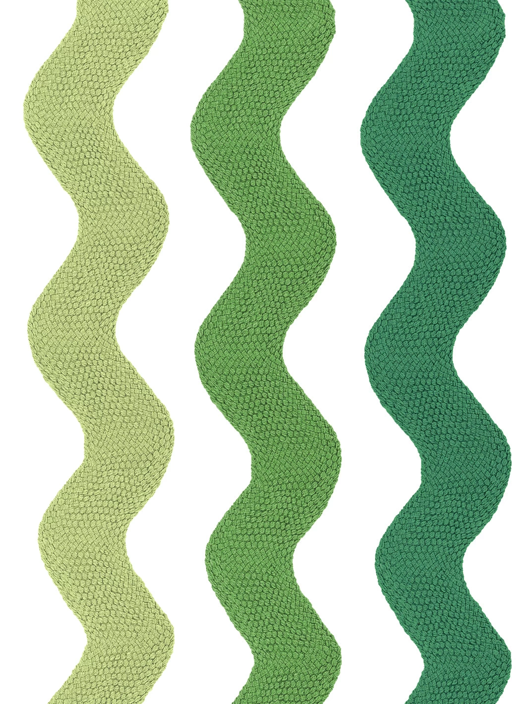 'Ric-Rac Bands' Wallpaper By Sarah Jessica Parker - Greens 5 'Ric-Rac Bands' Wallpaper By Sarah Jessica Parker - Greens - Image 3