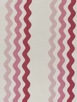 'Ric Rac Bands' Linen Fabric By Sarah Jessica Parker - Pink Slipper -Wall Decoration Store SJP RicRacBands Pink Slipper Linen c40c8f66 2b57 4875 acf3 db71254c1fa8