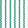 'Ric-Rac Stripe On White' Wallpaper By Sarah Jessica Parker - Emerald -Wall Decoration Store SJP Ric Rac Stripe on White Emerald Design