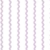 'Ric-Rac Stripe On White' Wallpaper By Sarah Jessica Parker - Heliotrope -Wall Decoration Store SJP Ric Rac Stripe on White Heliotrope Design