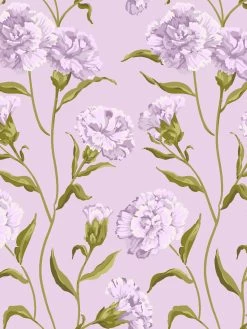 'Townhouse' Wallpaper By Sarah Jessica Parker - Heliotrope On Lavender