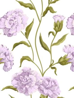 'Townhouse' Mural Wallpaper By Sarah Jessica Parker - Heliotrope -Wall Decoration Store SJP Townhouse Mural Heliotrope Detail