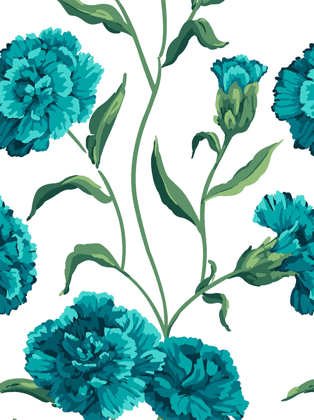 'Townhouse' Mural Wallpaper By Sarah Jessica Parker - Peacock 5 'Townhouse' Mural Wallpaper By Sarah Jessica Parker - Peacock - Image 3