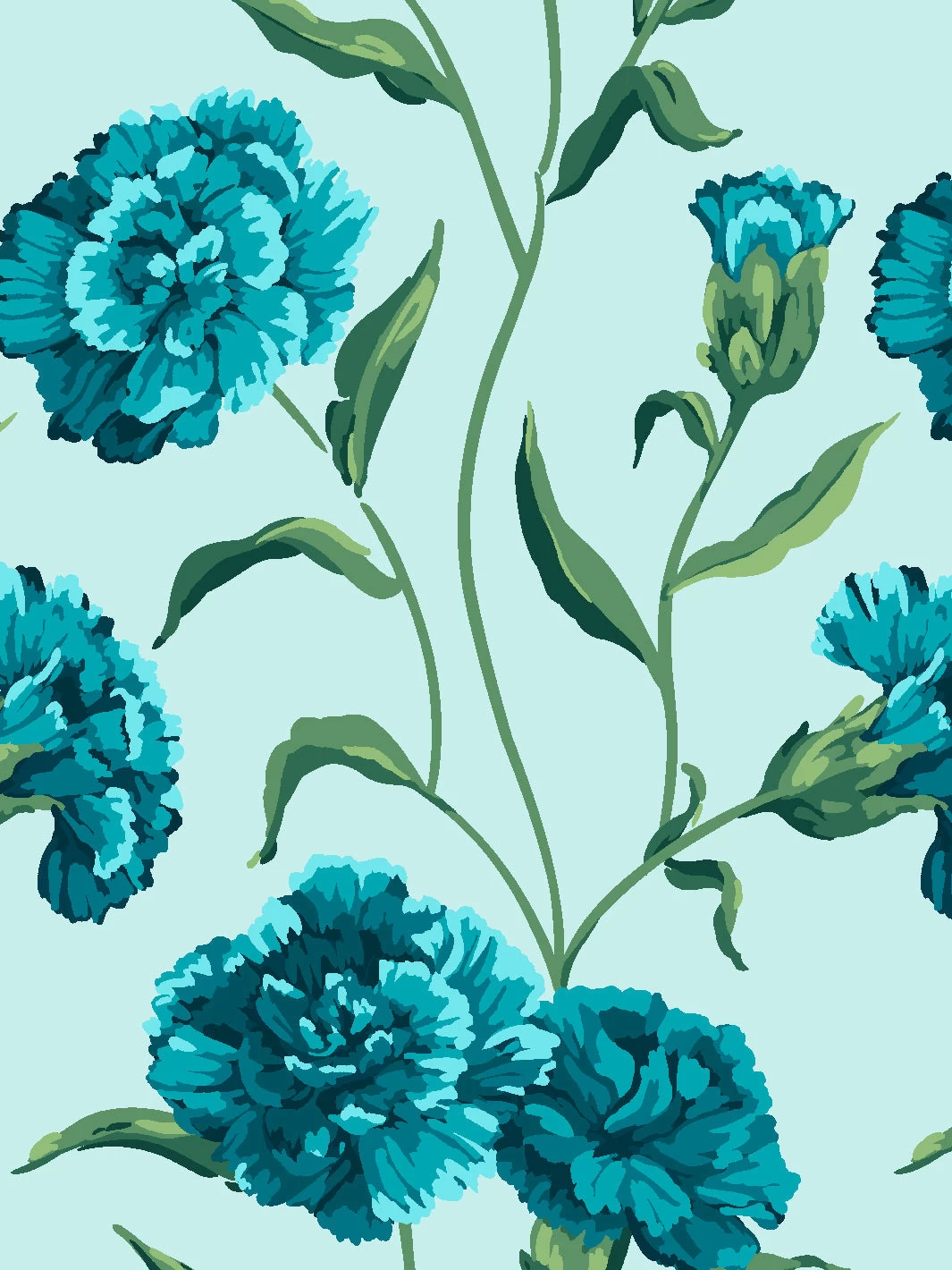 'Townhouse' Mural Wallpaper By Sarah Jessica Parker - Peacock On Sky 5 'Townhouse' Mural Wallpaper By Sarah Jessica Parker - Peacock On Sky - Image 3