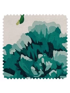 'Townhouse' Linen Fabric By Sarah Jessica Parker - Peacock