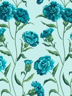 'Townhouse' Wallpaper By Sarah Jessica Parker - Peacock On Sky