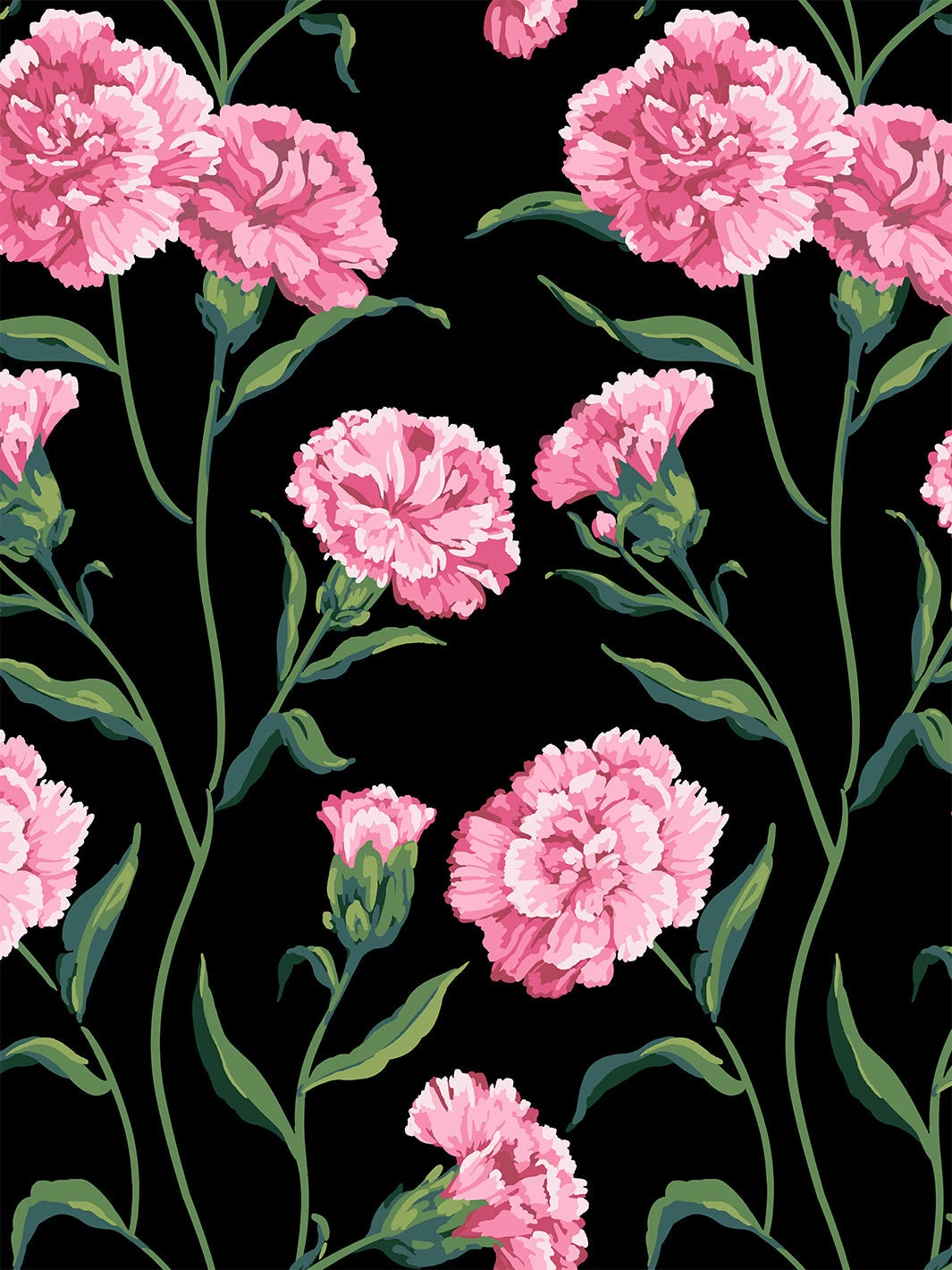 'Townhouse' Wallpaper By Sarah Jessica Parker - Blush On Black 3 'Townhouse' Wallpaper By Sarah Jessica Parker - Blush On Black