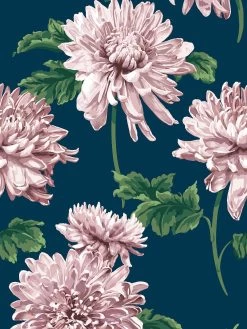 'Mums For Marion' Wallpaper By Sarah Jessica Parker - Navy