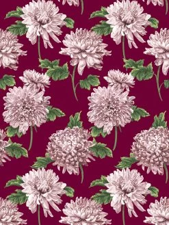 'Mums For Marion Small' Wallpaper By Sarah Jessica Parker - Claret