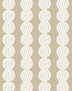 'Sailor Knot' Wallpaper By Wallshoppe - Burlap -Wall Decoration Store SailorKnot forweb burlap fb6a2b41 7c2d 4508 9de1 f6b2db7a6f2e
