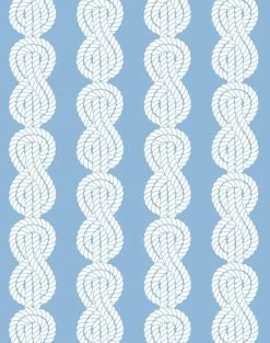 'Sailor Knot' Wallpaper By Wallshoppe - Denim 9 'Sailor Knot' Wallpaper By Wallshoppe - Denim -Wall Decoration Store SailorKnot forweb denim 38ce961f f6bb 4fb0 820e 41c9ada541fe