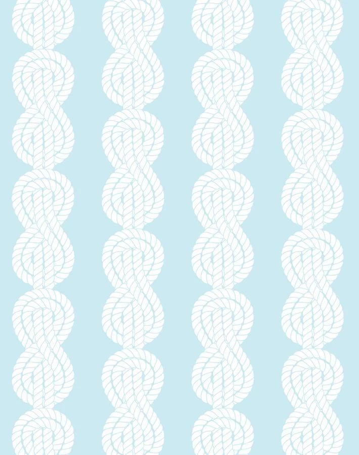 'Sailor Knot' Wallpaper By Wallshoppe - Sky 6 'Sailor Knot' Wallpaper By Wallshoppe - Sky - Image 4