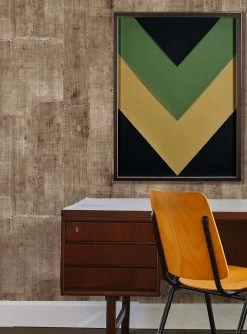 'Sand Chevron' Framed Art By Artshoppe -Wall Decoration Store Sand Chevron RS 2