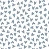 'Hearts' Wallpaper By Sugar Paper - French Blue On White