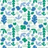 'Small Sea Garden' Wallpaper By Tea Collection - Azure / Aqua