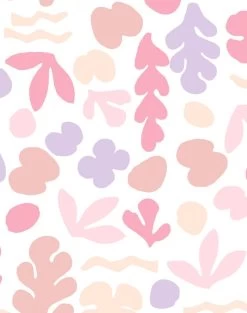 'Small Sea Garden' Wallpaper By Tea Collection - Ballet Slipper -Wall Decoration Store SeaGarden Small Ballet Slipper detail