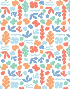 'Small Sea Garden' Wallpaper By Tea Collection - Caribbean