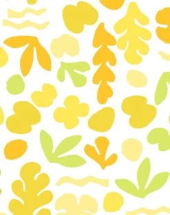 'Small Sea Garden' Wallpaper By Tea Collection - Yellow 7 'Small Sea Garden' Wallpaper By Tea Collection - Yellow -Wall Decoration Store SeaGarden Small Yellow detail