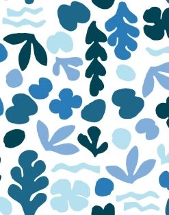 'Sea Garden' Wallpaper By Tea Collection - Blue