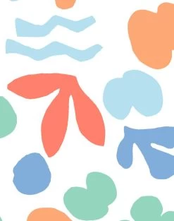 'Sea Garden' Wallpaper By Tea Collection - Caribbean -Wall Decoration Store SeaGarden large scale Caribbean detail