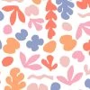 'Sea Garden' Wallpaper By Tea Collection - Coral And Pink