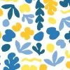 'Sea Garden' Wallpaper By Tea Collection - Gold Blue -Wall Decoration Store SeaGarden large scale Gold Blue design