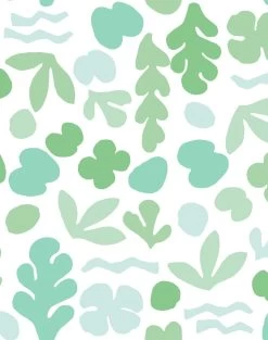 'Sea Garden' Wallpaper By Tea Collection - Seafoam