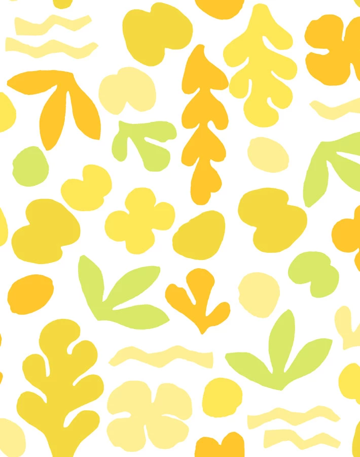 'Sea Garden' Wallpaper By Tea Collection - Yellow 3 'Sea Garden' Wallpaper By Tea Collection - Yellow