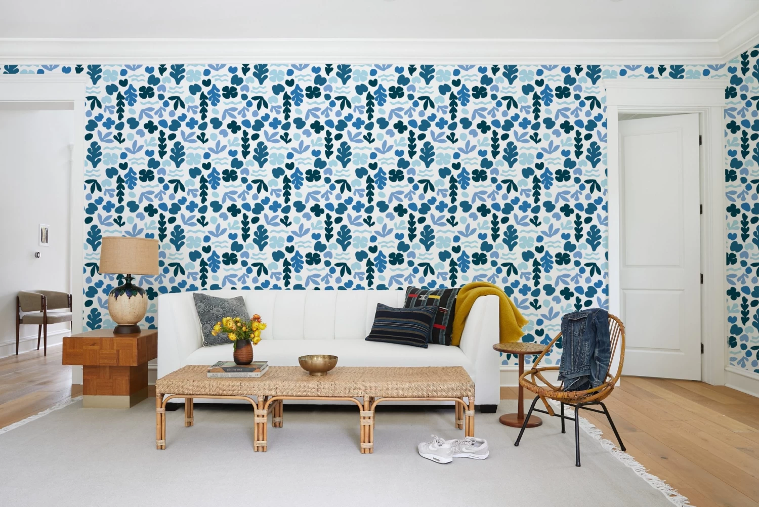 'Small Sea Garden' Wallpaper By Tea Collection - Blue 4 'Small Sea Garden' Wallpaper By Tea Collection - Blue - Image 2