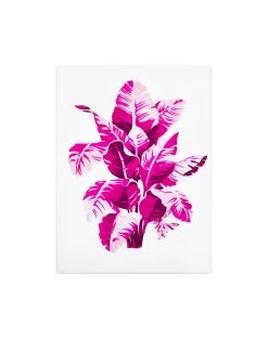 'Shades Of Pink Palm Small' Acrylic Art By Artshoppe