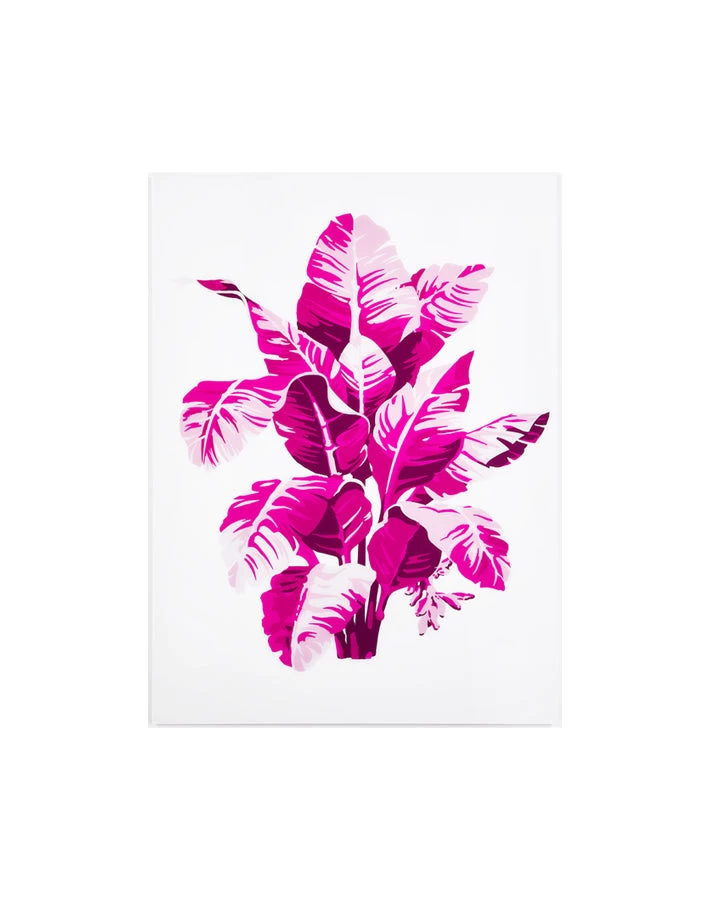 'Shades Of Pink Palm Small' Acrylic Art By Artshoppe 3 'Shades Of Pink Palm Small' Acrylic Art By Artshoppe