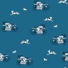 'Sidecar' Wallpaper By Tea Collection - Cadet Blue