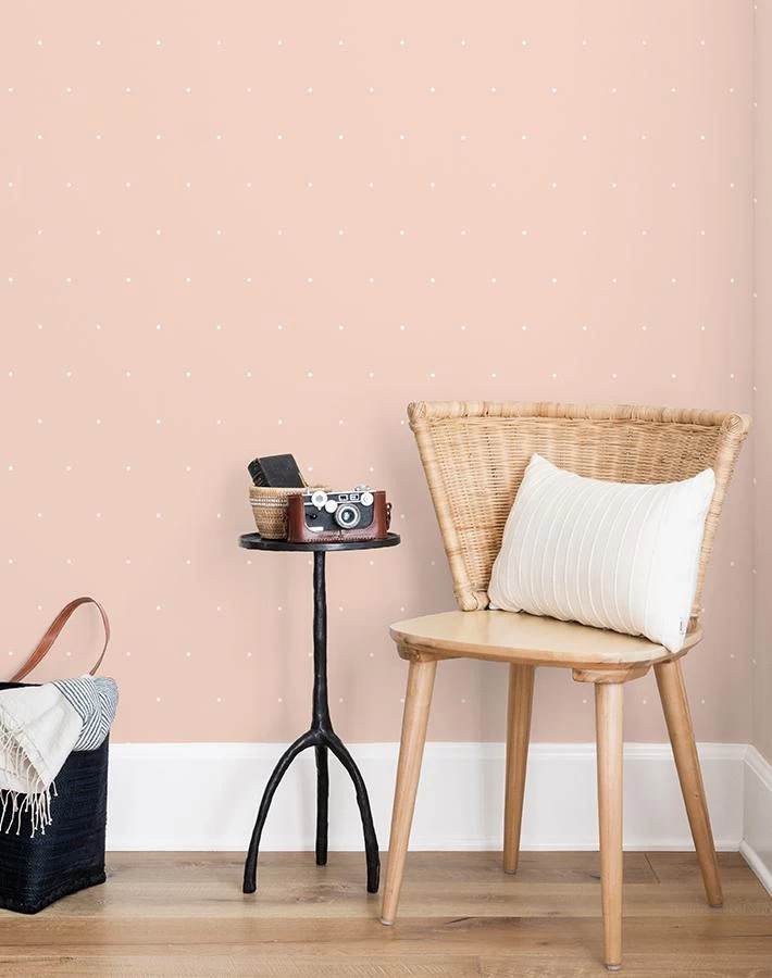 'Signature Dot' Wallpaper By Sugar Paper - Pink 4 'Signature Dot' Wallpaper By Sugar Paper - Pink - Image 2