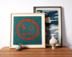'Peace Skate Face' Framed Art By Tea Collection -Wall Decoration Store Skate Face by Tea Collection RS
