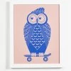 'Skate Owl' Framed Art By Tea Collection -Wall Decoration Store Skate Owl by Tea Collection