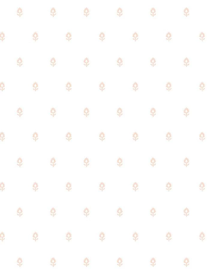 'Tiny Block Print' Wallpaper By Sugar Paper - Pink On White 5 'Tiny Block Print' Wallpaper By Sugar Paper - Pink On White - Image 3