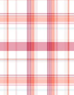 'Sofia Plaid' Wallpaper By Wallshoppe - Berry