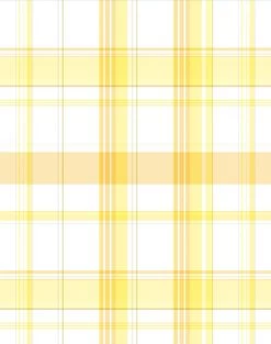 'Sofia Plaid' Wallpaper By Wallshoppe - Yellow