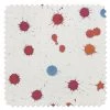 'Fabric By The Yard - Splattered - Berry Sky On Organic Twill -Wall Decoration Store Splattered Berry Sky on Organic Twill Detail